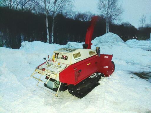 がっちり整備済み 三菱 ディーゼル 除雪機