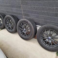 【お取引完了】【値下げ】ホイール付スタッドレス4本　225/65R17 ミシュラン X-ICE3+