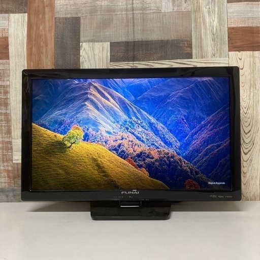 即日受渡❣️Wチューナー内蔵24型テレビ　6500円