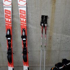 終了〉スキーセット ロシニョール（スキー130cm・ストック10...