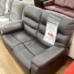 KA-43【新入荷　リサイクル品】両側電動　本革2シーターソファ　ブラウン KA-43【新入荷 リサイクル品】両側電動 本革2シーターソファ ブラウン