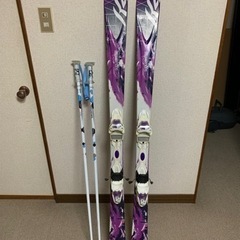 K2 スキー板 レディース153cm ロッカースキー　カービングスキー