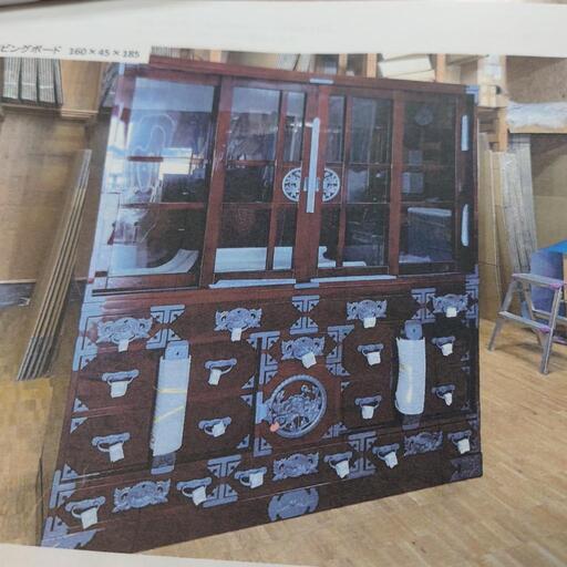 仙台タンス木地呂塗リビングボード passtheot.com