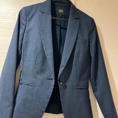 夏用ジャケット、スカート(紺色、7号)
