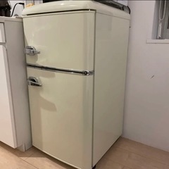 【ネット決済・配送可】アイリスオーヤマ　冷蔵庫 2ドア　ホワイト