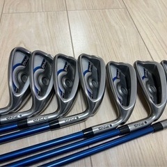 値下げ！ピンPING GMAXアイアンセット7本。#6〜W,U,S。