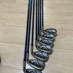 値下げ！ピンPING GMAXアイアンセット7本。#6〜W,U,S。