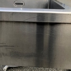⭐︎中古品　2槽シンク　1500×750×860mm　厨房用品⭐︎