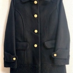 【ミニマムミニマム】コート ブラック サイズ2
