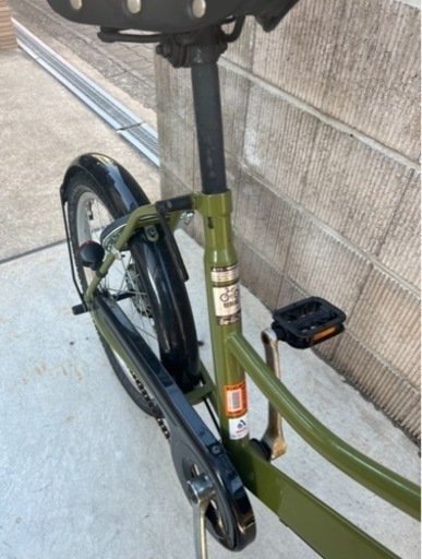 ニコ　カルオリ　14インチ　室内保管　良品　鍵付き 軽量】アルミ折りたたみ自転車カルオリ14インチ室内保管良品鍵付き