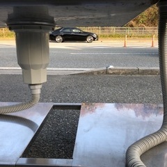 ⭐︎中古品 ゴミ入れ付き1槽シンク 1100×600×865mm 厨房用品