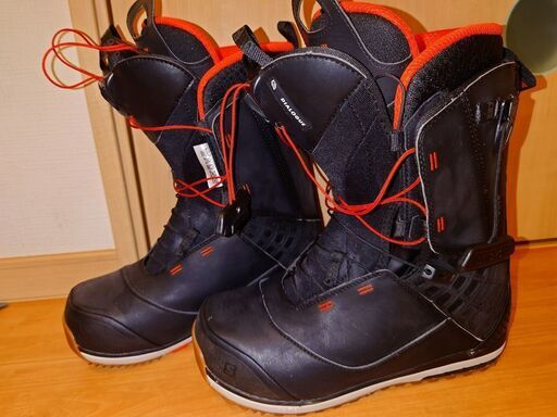 良品★Salomon サロモン　スノボブーツ　DIALOGUE X　27.5cm　WIDE　GOLD　黒赤★57