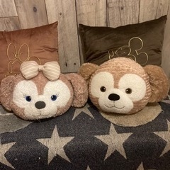 ダッフィー＆シェリーメイ ヘッドレストクッション