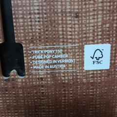 【美品】2018 BURTON TRICK Pony 150 バートン トリックポニー