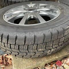 スタッドレスタイヤ　ホイール付き　165/65 R13　4本セット