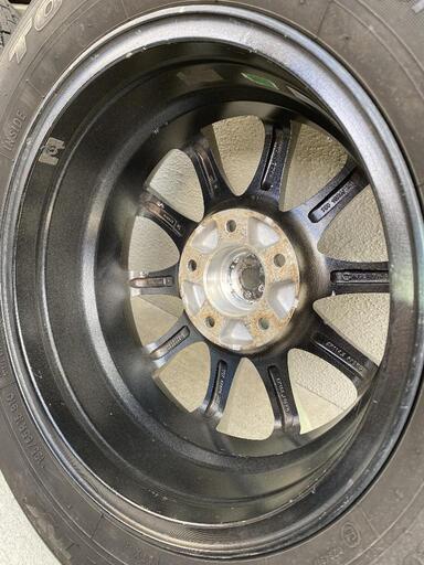 ⑥本日、限定!引き取り5000円!枚方市引き取り14800円→9800円アルミ付きタイヤ195/65R15 4本セットナット付き