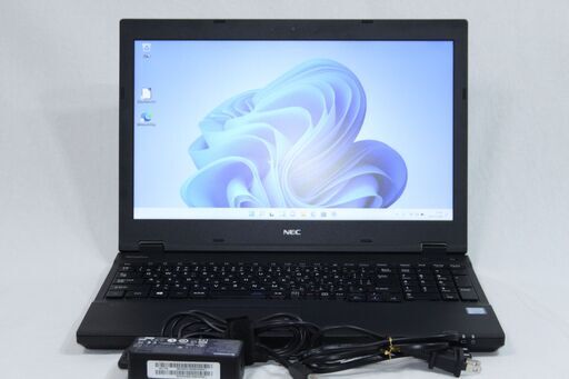 ノートパソコン　NEC VL-V USBが５つ 大画面 office2021