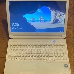ホワイトWindows10ノートパソコンOffice初心者i5ノ...