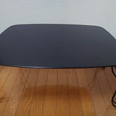 ニトリ 折り畳みテーブル(黒色)