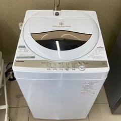 HJ163 【中古】TOSHIBA 洗濯機　AW-5GA1(W)...