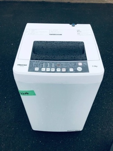 ✨2020年製✨2204番 Hisense✨電気洗濯機✨HW-T55C‼️