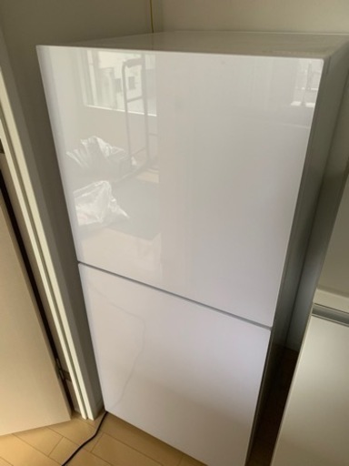 【美品！】冷蔵庫　2021年製ツインバード ハーフ\u0026ハーフ HR-E915PW