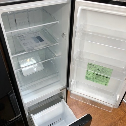 TOSHIBA  2ドア冷蔵庫　2020年製　30,580円
