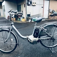 PSJ◇新品同様!! パナソニック グリッター 20型 電動自転車 オシャレ 