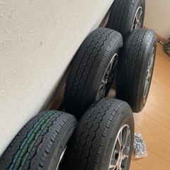 ハイエース 純正アルミホイール 5本セット 新車外し