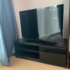 【無料】SONY製32型テレビ(テレビ台セット)