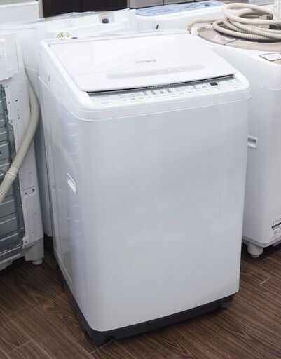 札幌発　2020年製 HITACHI/日立 ビートウォッシュ BW-V80F 洗濯容量　8kg