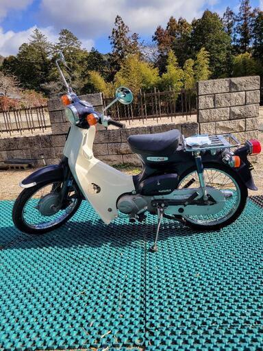 スーパーガブ90ee、純正かご付き