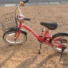 【取引中】自転車 子供用 16インチ 赤