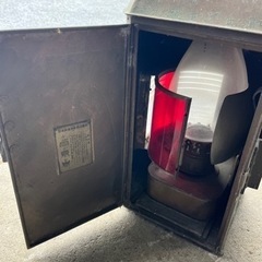 ⚒日本船燈 Z種紅燈 油用 日船式 アンティーク ②