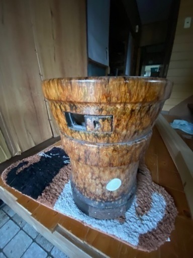 火鉢　ブラウン　骨董　美術