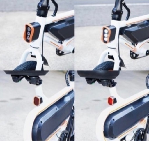 中古24インチYAMAHA電動アシスト自転車　8.9Ah 大阪 電動機能付き折りたたみ自転車