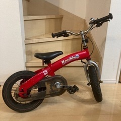 へんしんバイク （赤）自転車