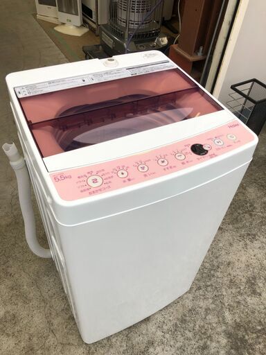 【動作保証あり】Haier ハイアール 2018年 JW-C55CK 5.5kg 洗濯機【管理KRS536】