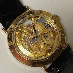 REVUE THOMMEN  3160 スケルトン文字盤 手巻き 機械式 腕時計 稼働品 ラウンドフェイス 