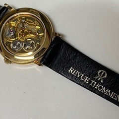 REVUE THOMMEN  3160 スケルトン文字盤 手巻き 機械式 腕時計 稼働品 ラウンドフェイス 