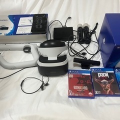 PSVR 周辺機器フルセット　ソフト3本付