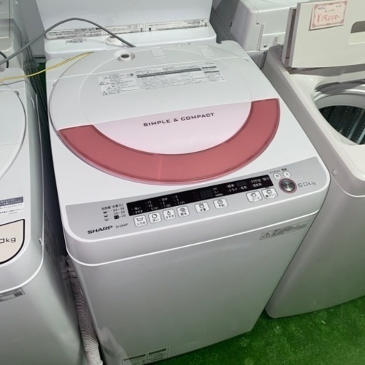 大阪限定●配送無料●2015年製●SHARP●ES-GE60P●洗濯機
