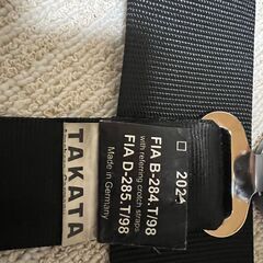 タカタ　4点式シートベルト　運転席・助手席2点セット　中古