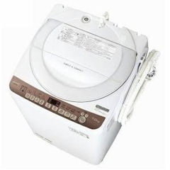 【ネット決済】洗濯機　SHARP 全自動　ES-T712 白