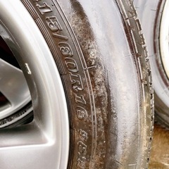 鹿屋市☆ダンロップ 215/60R16 /トヨタ純正 5穴 4本バリ山 超美品