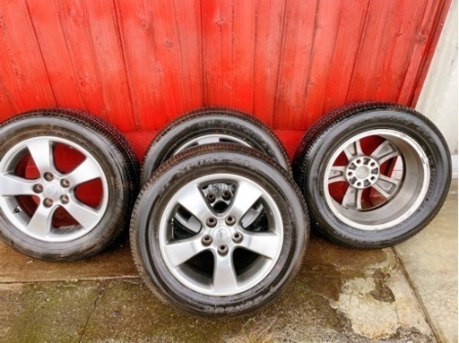 鹿屋市★ダンロップ 215/60R16 /トヨタ純正 5穴 4本バリ山　超美品