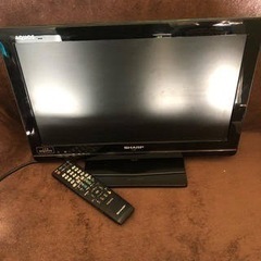 SHARP19型液晶テレビ