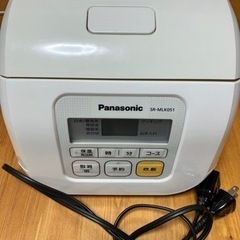 【一人暮らし】3合炊　Panasonic炊飯器