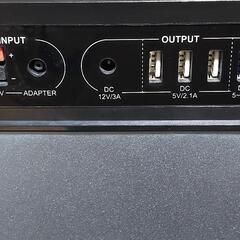 追加！節電三種の神器3点セット！ポータブル電源中古美品蓄電池AsperX 大