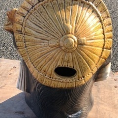 ⭐︎中古品　信楽焼の福狸　32×24×47cm　縁起品⭐︎